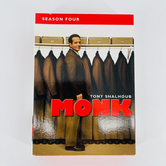 Monk - The Complete Fourth Season (DVD, 2006, 4-Disc Set) - Good Used Condition - Picture 5 of 15
